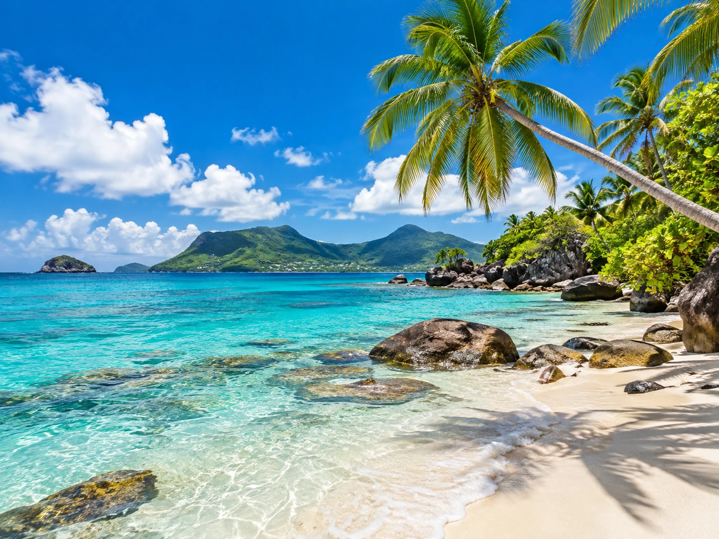 Plage et lagon de Guadeloupe